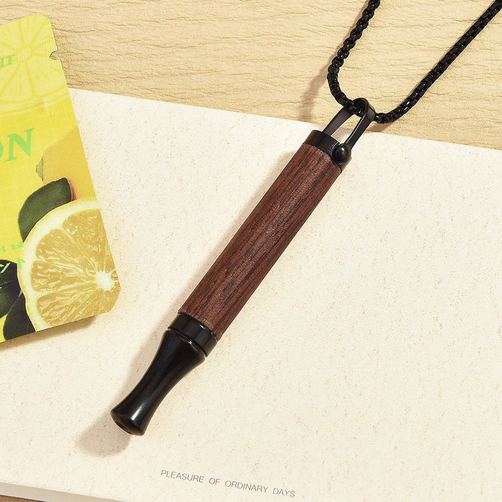 Replaceable Flavor Smoking Cessation Necklace Inhaler