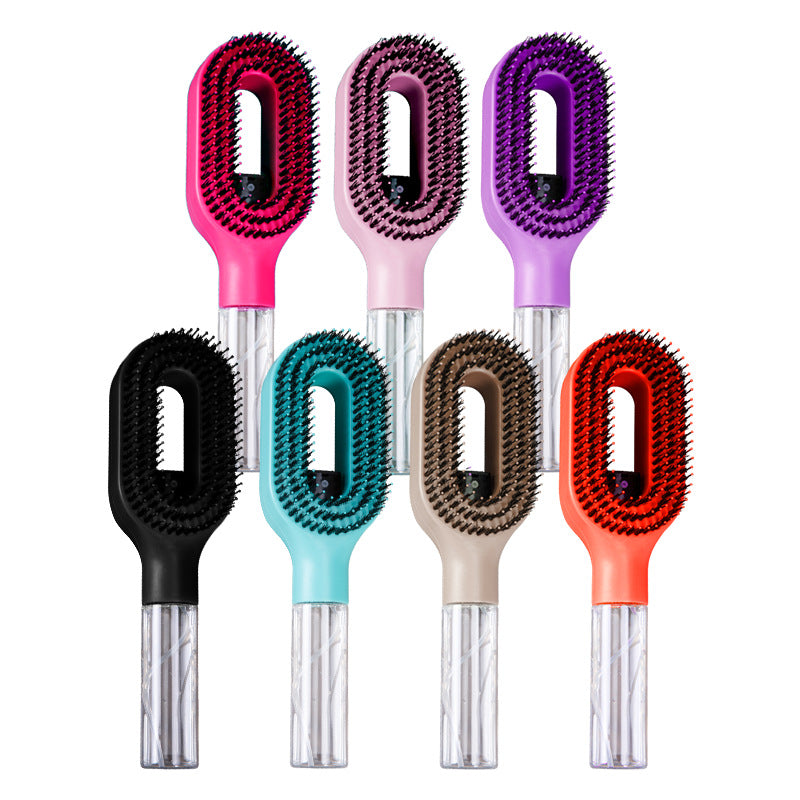 2-in-1 Hair Spray Comb with Fine Mist – Detangling & Styling Tool