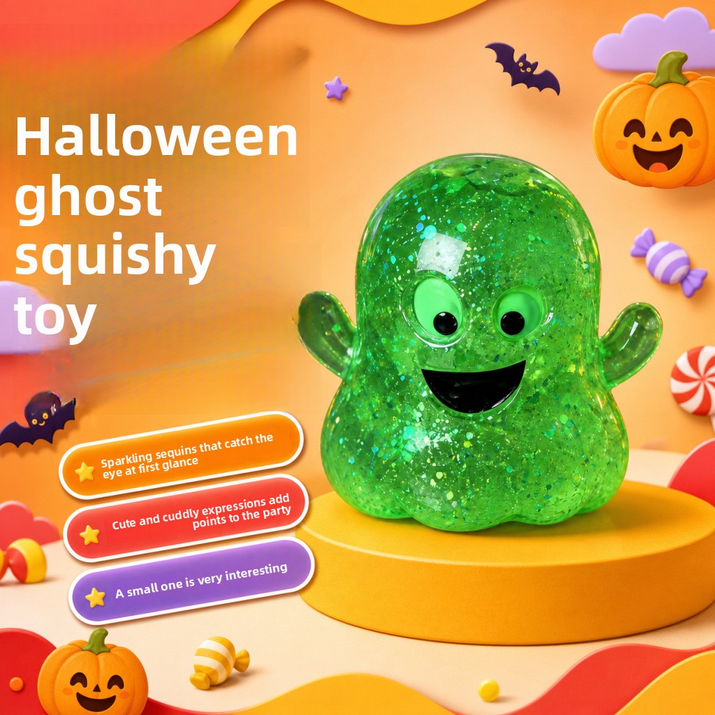 Halloween Pumpkin Squeeze Stress Relief Toy