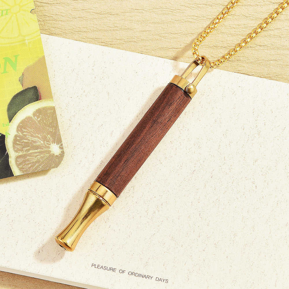 Replaceable Flavor Smoking Cessation Necklace Inhaler