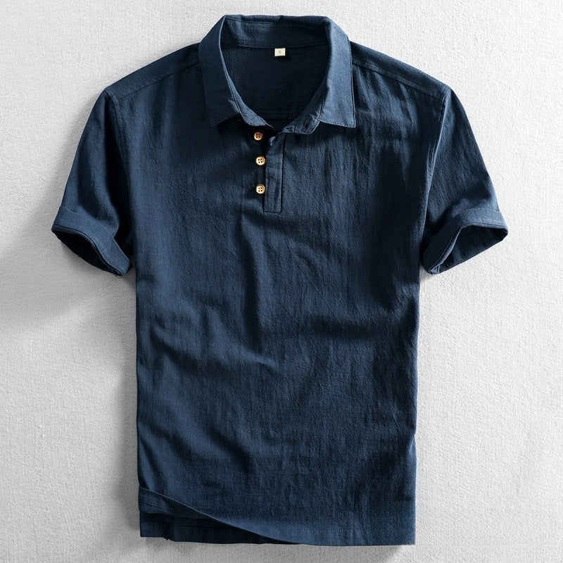Mens Slim Fit Linen Shirt